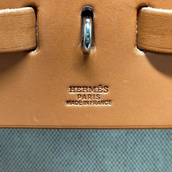 Hermes Hand Bag Beige Canvas mon-1500-091325 - Picture 13 of 16